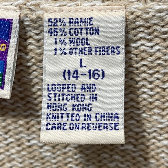 Vintage NorthCrest Thematic Holdiay Sweater Cabin Wreath Reindeer Snow Wreath - Picture 3 of 11